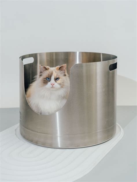 best stainless steel litter box with high sides|extra large covered litter boxes.